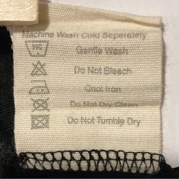 Old Khaki Black Long Sleeve Logo Tee | Lightweight Cotton Poly Blend - Picture 8 of 9